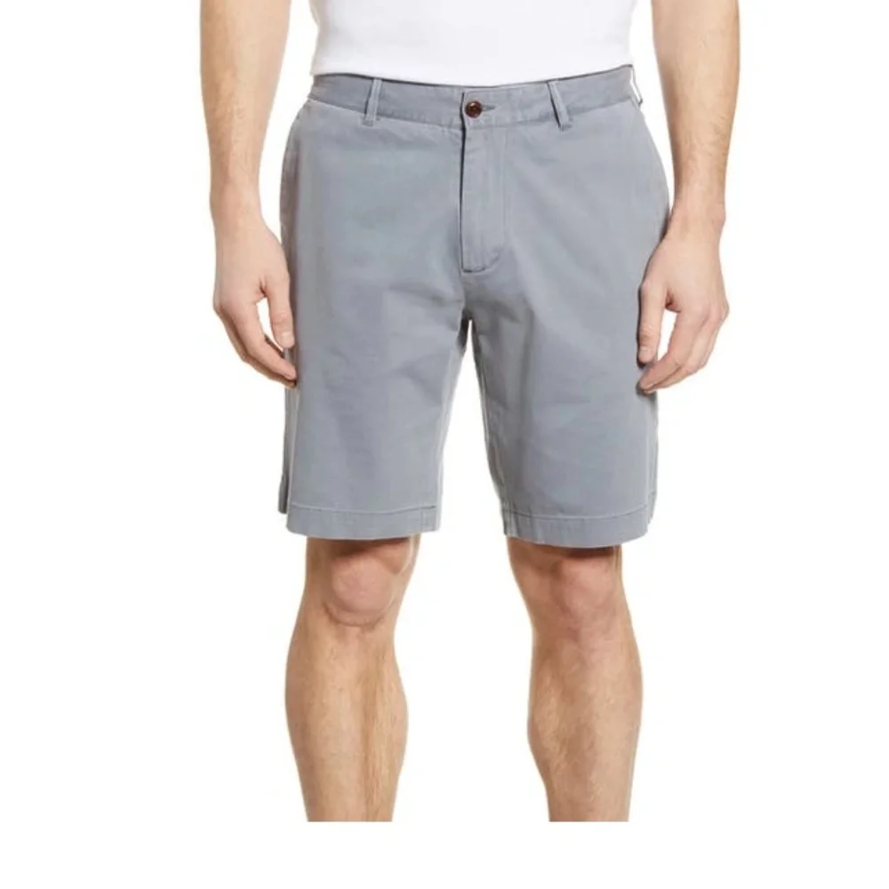 Faherty Mens Shorts Chino Stretch Blue 9.5